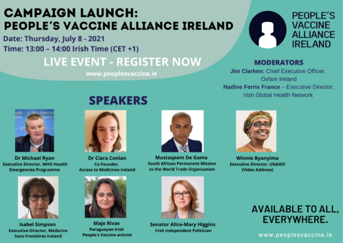 Peoples Vaccine Alliance Campaign Launch
