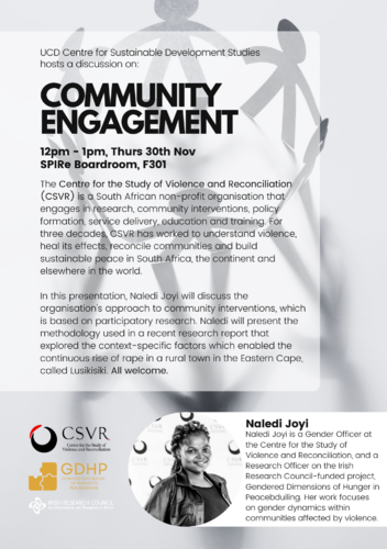 CSDS Seminar_Community Engagement - Naledi Joyi_20231130